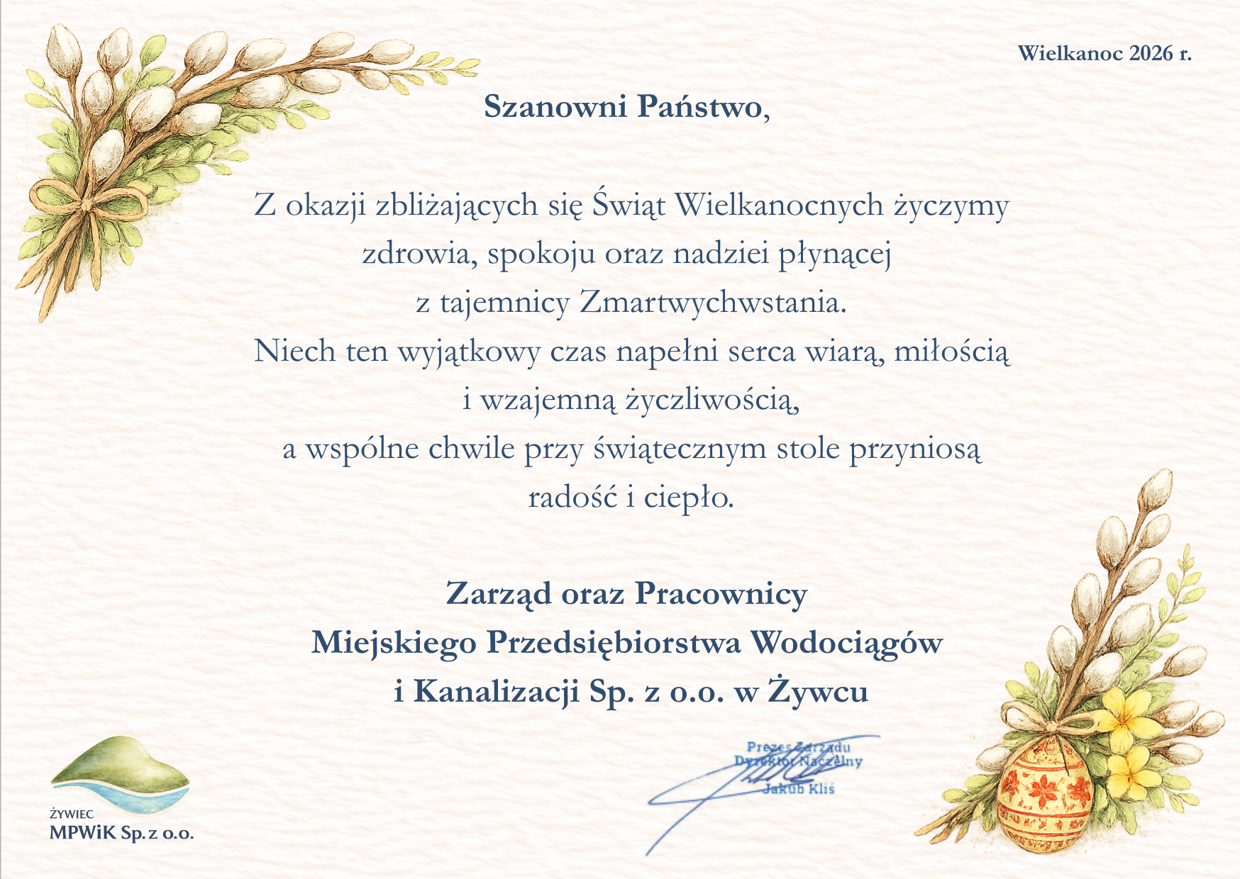 Życzenia wielkanocne