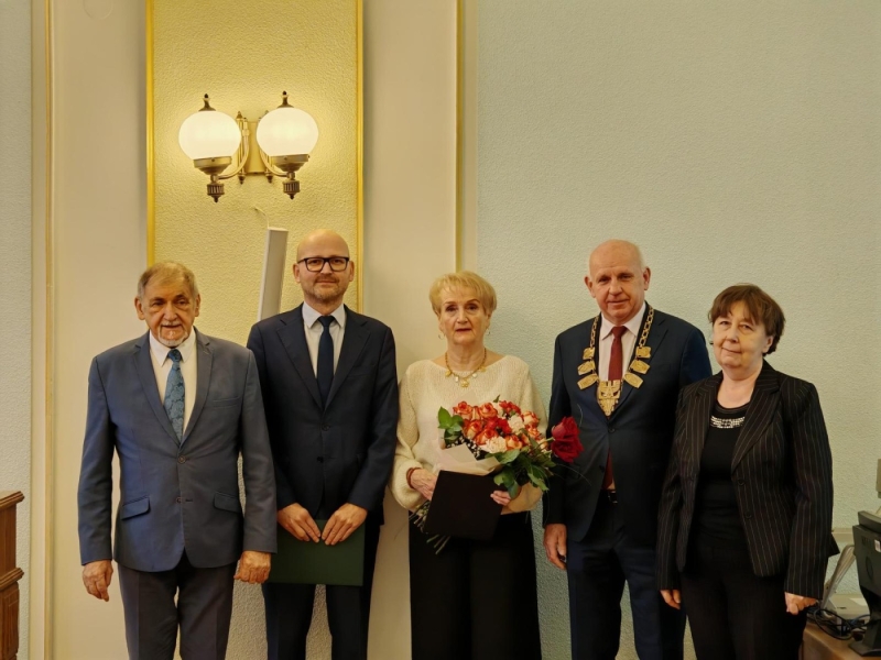 Pani Irena Pawlus odznaczona Medalem Pamiątkowym Miasta Żywca